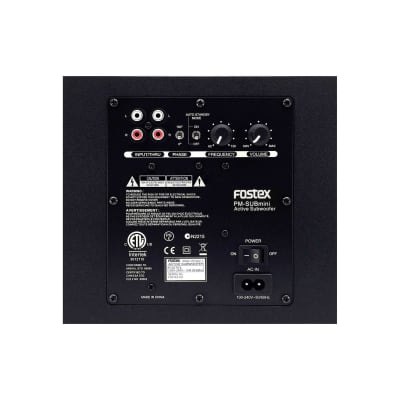 Fostex 3" Powered Monitors (PM0.3) & 5" Powered Subwoofer (PM-SUBMini)  w/ PC-1 Volume Control image 10