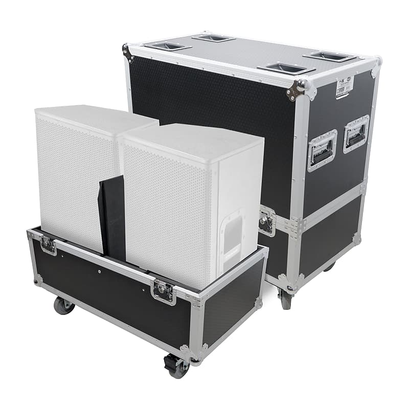 ProX XSSP2X12WMK2 Holds 2x QSC K12, 2x RCF NX32A, more Reverb