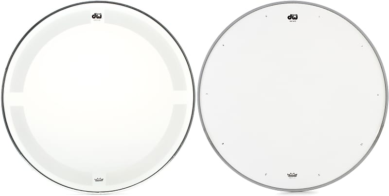 Dw coated clear on sale drum heads