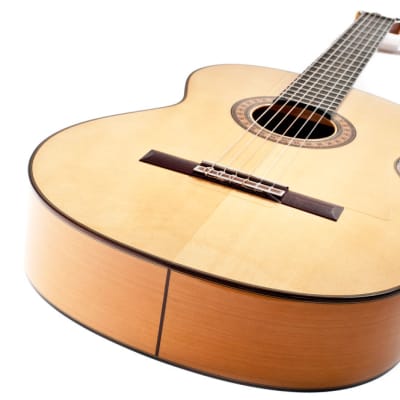 Spanish Flamenco Guitar CAMPS PRIMERA CYPRESS (blanca) - all solid - spruce top image 2