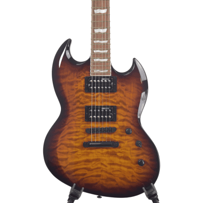 ESP LTD Viper-256 Electric Guitar - Dark Brown Sunburst image 1