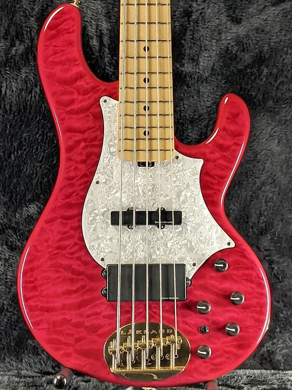 Lakland Skyline Series SK-569 Tetsuya See Through Pink | eBay