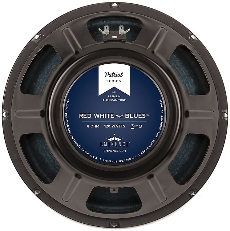 Eminence Red White and Blues 12-inch 120-watt Guitar Amp Replacement Speaker - 8 ohm image 1