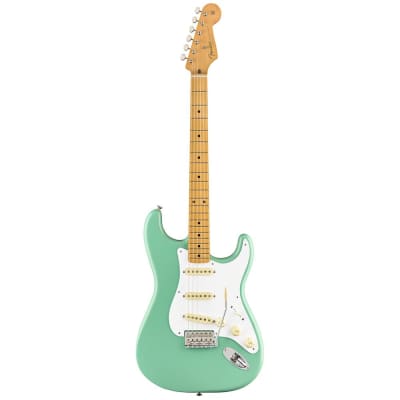Fender Vintera '50s Stratocaster Electric Guitar Maple Fingerboard Sea Foam Green image 5