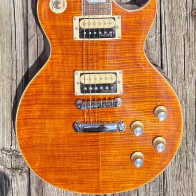 New Vintage Guitars Paradise V100 AFD Slash Model, Flamed | Reverb