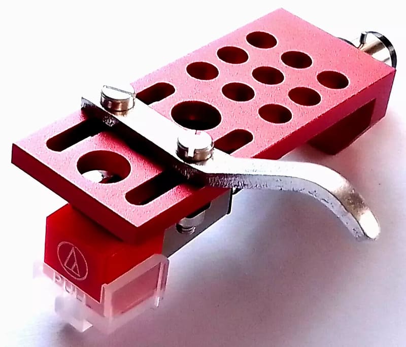 Plug &amp; Play Headshell, Audio Technica AT91R Cartridge + Stylus For Denon DP 7D, DP 30L, DP 33F, DP 40F, DP 50F, DP 50L, DP 55L, DP 55K, DP 60L, DP 67L, DP 75 Vinyl Record Players Turntables  			