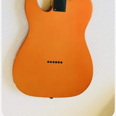 Squier Affinity Telecaster HH Guitar with Matching Headstock 2020 - 2021 - Metallic Orange image 5