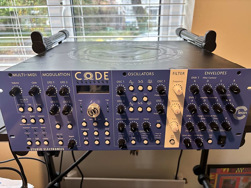 Studio Electronics Omega Code 8 in custom clean blue 2020