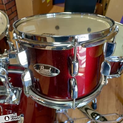 Pearl Roadshow 5-Piece Drum Set Wine Red w/ Hardware & Cymbals 5pc image 3