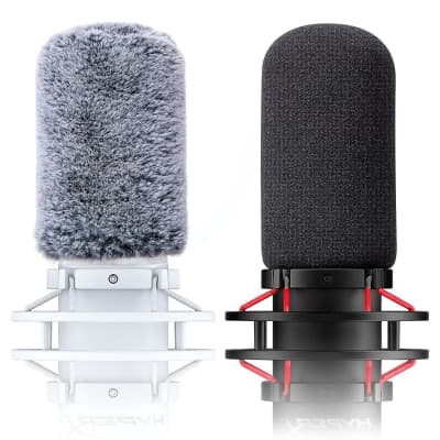 Microphone Windscreen Pop Filter Compatible With Hyperx Quadcast