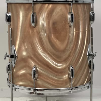 Gretsch 20/12/16" 1960's Round Badge Drum Set - Sunset Satin Flame image 16