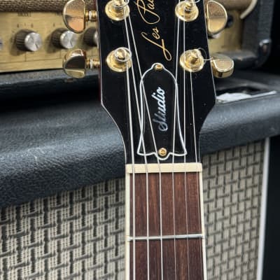 Gibson Les Paul Studio Gold Series 2018 - Neck Binding Wine Red image 4