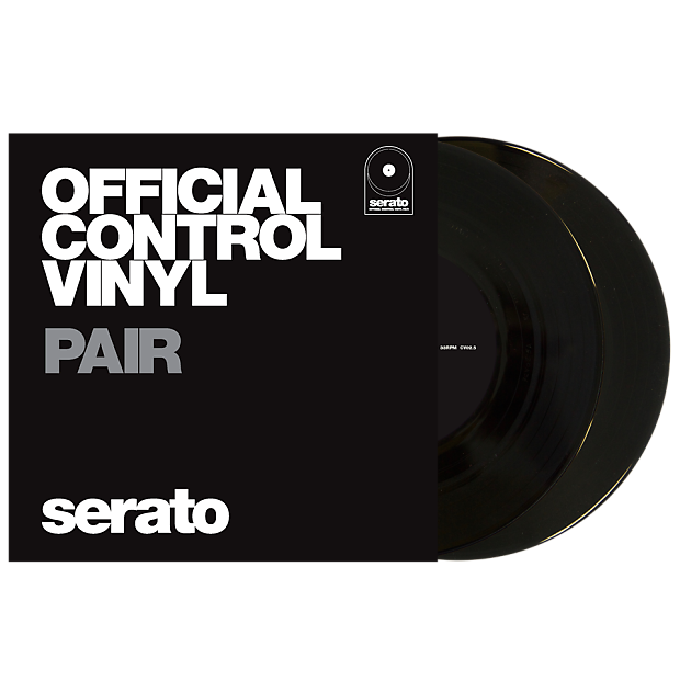 Serato PS-BLK-7S Performance Series 7" Control Vinyl (Pair) image 1