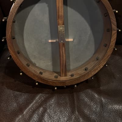 Zachary Hoyt, open back, 12",  5 string banjo, Luthier made image 4