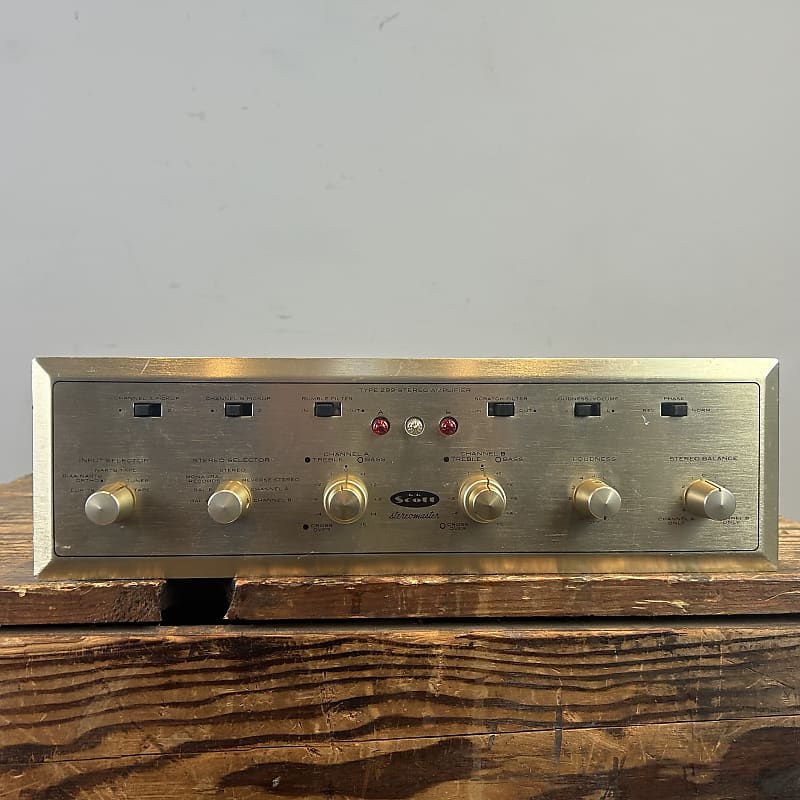 HH Scott 299 integrated amp  circa 1958 Just Serviced and works great  			