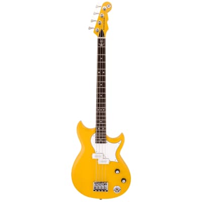 Reverend Mike Watt Signature Wattplower Bass Guitar - Satin Watt Yellow image 1