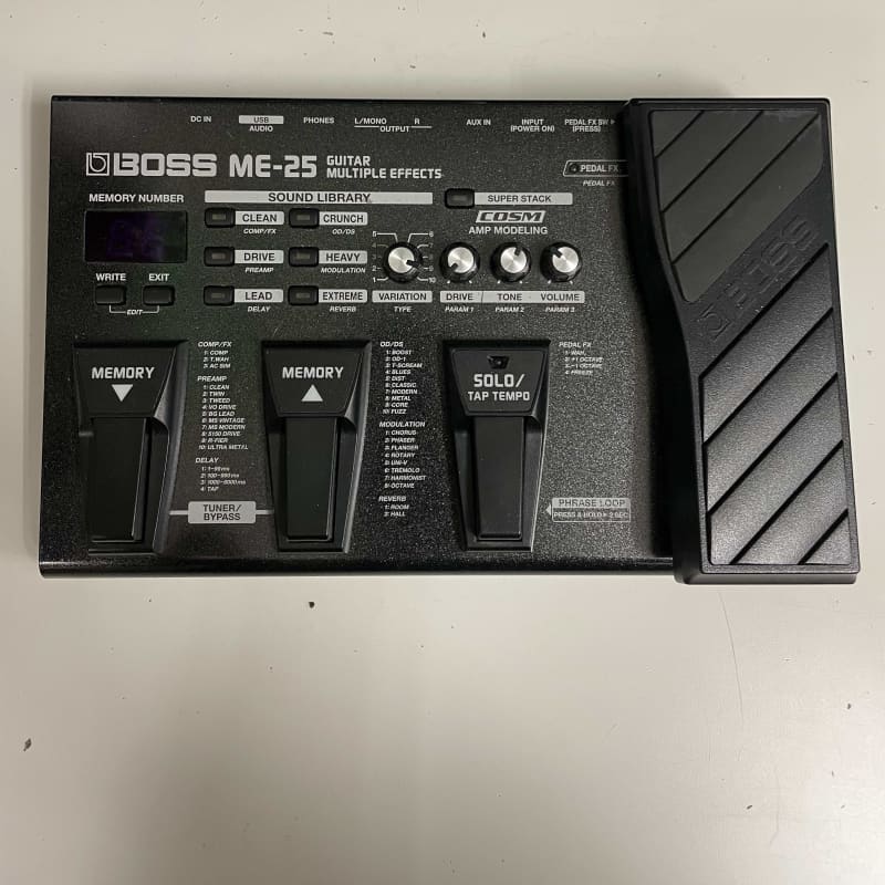 Roland Boss ME-25 Guitar Multiple Effects 2016 - Black | Reverb