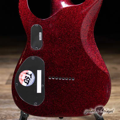 ESP LTD SC-608 Stephen Carpenter 8-String Baritone Guitar w/ Case – Red Sparkle image 8