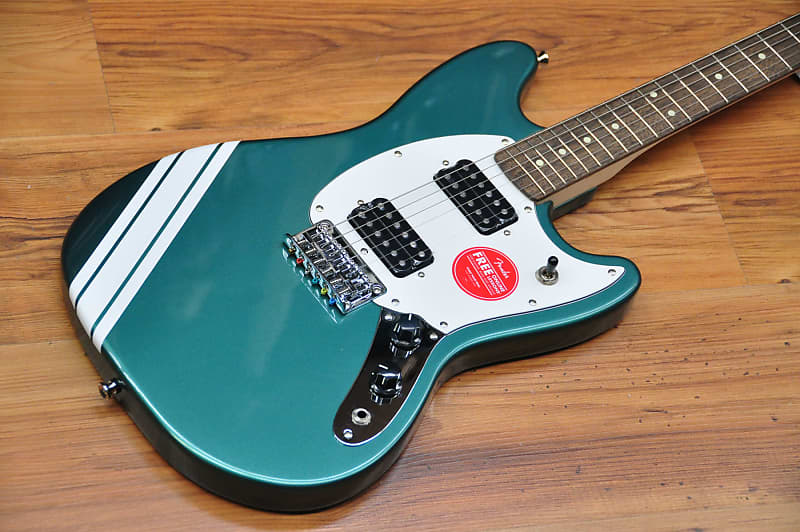 Squier FSR Bullet Competition Mustang HH Sherwood Green w