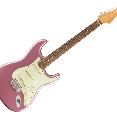 Used Fender Vintera '60s Stratocaster Modified - Burgundy Mist Metallic image 1