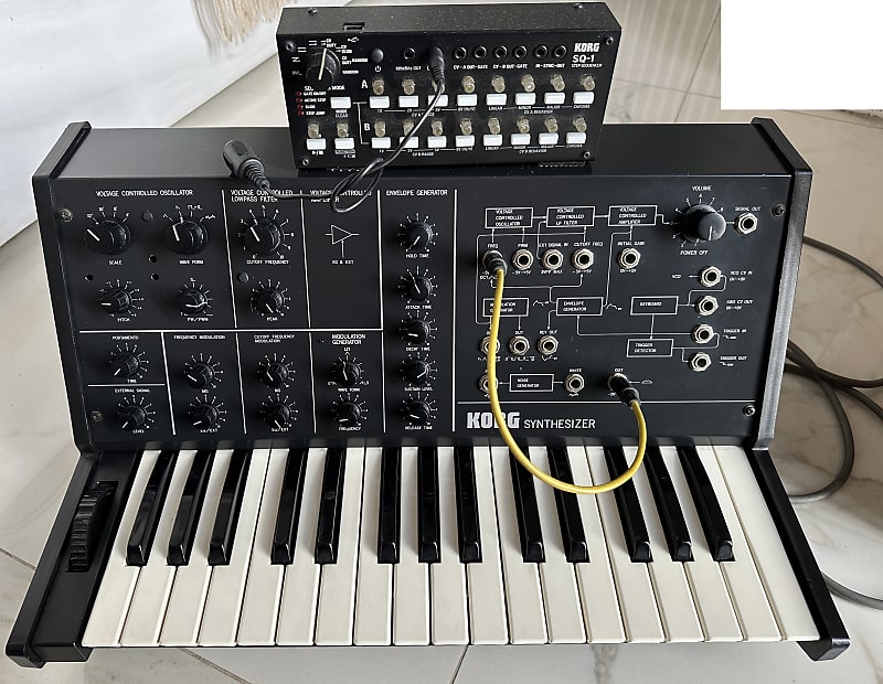 KORG MS-10 vintage + SQ-1