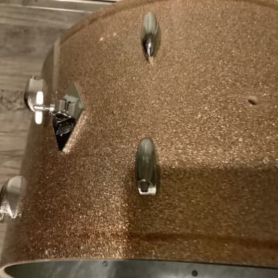 Gretsch 22x14 bass drum shell 1960s - Champagne Sparkle image 3
