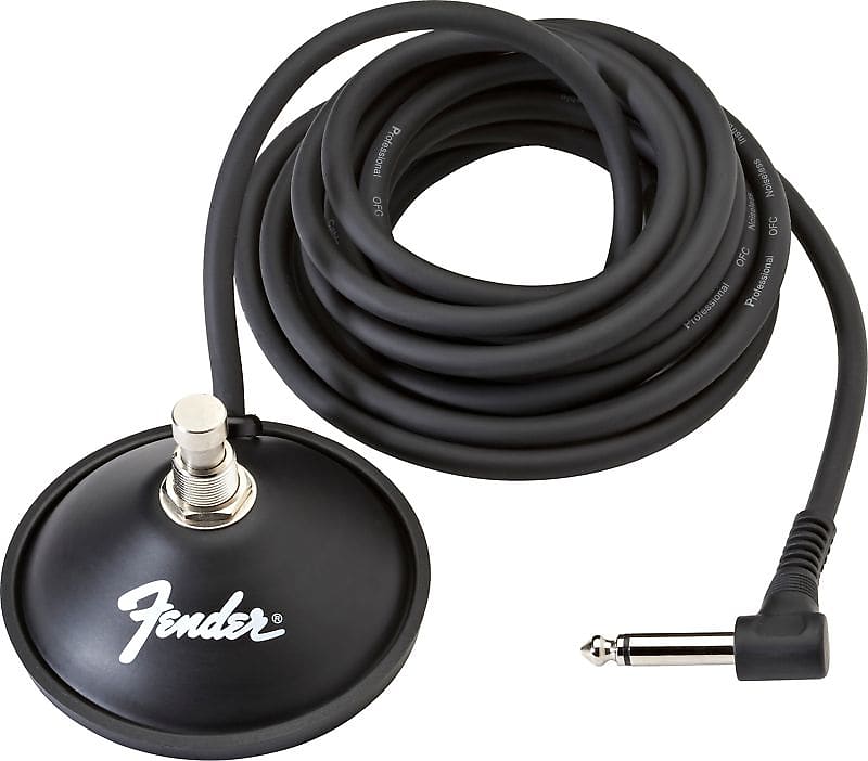 Fender 099-4049-000 Single Button Footswitch Black image 1
