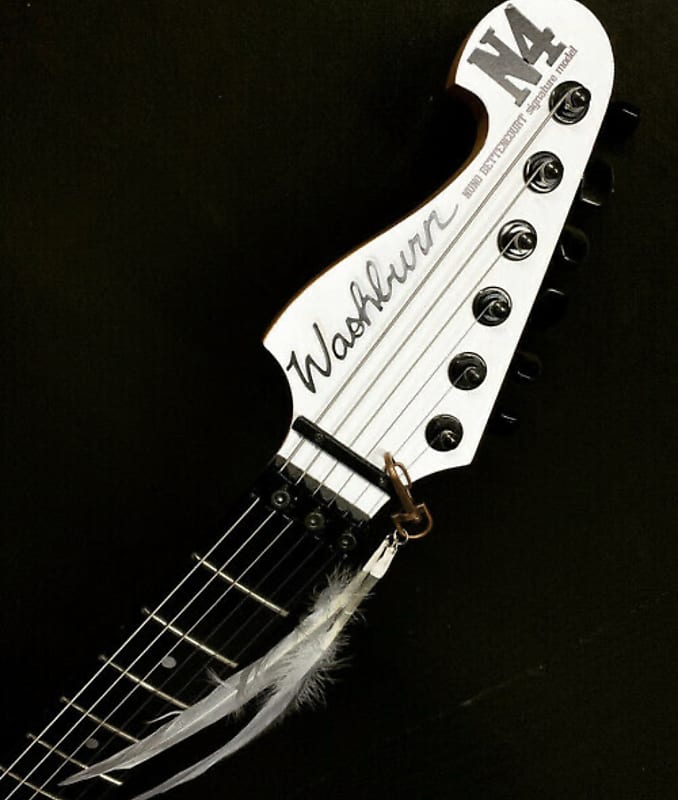 Washburn N4 MIJ White | Reverb