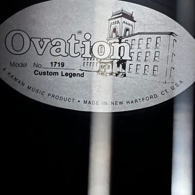 Ovation Ovation custom legend 1719 1987 image 3