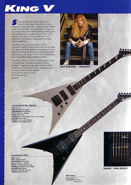 ギター dave mustaine jackson Used Jackson Jackson Kvmf Dave Mustaine V Solid Body