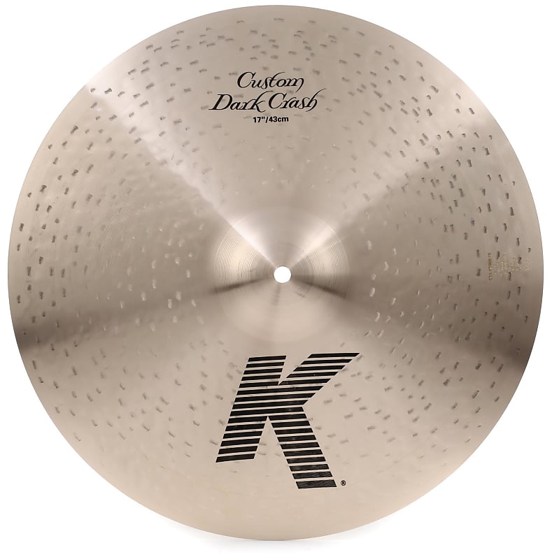 Zildjian 17 inch K Custom Dark Crash Cymbal (3-pack) Bundle image 1