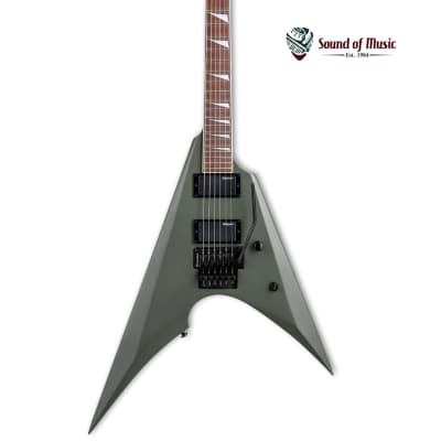 ESP Left Handed LTD Arrow-401 2018 Military Green Lefty Guitar