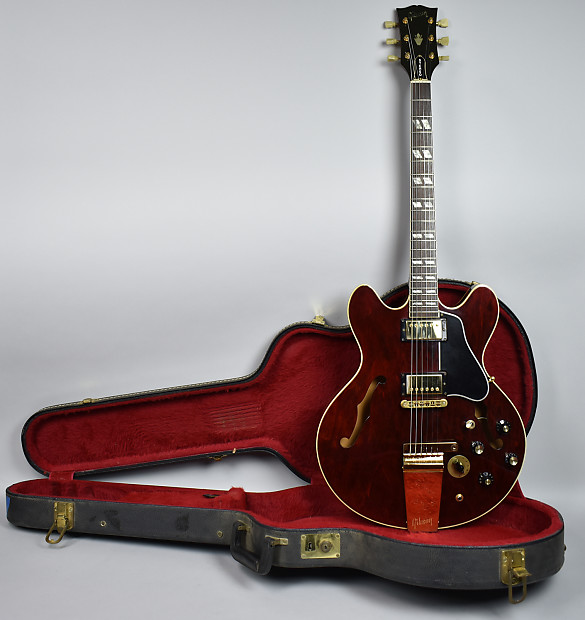 1976 Gibson ES-345 TD Semi-Hollow Wine Red Vintage Electric Guitar
