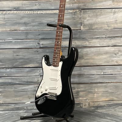 Mint Stagg Left Handed S300 Strat Style Electric Guitar- Black image 4