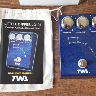 TWA LD-01 Little Dipper Mk 1 Envelope Filter Auto Wah Formant Filter Made in USA 2010 Blue Metallic image 2