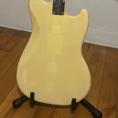 Fender Left handed mustang Early 90s - Aged white image 4