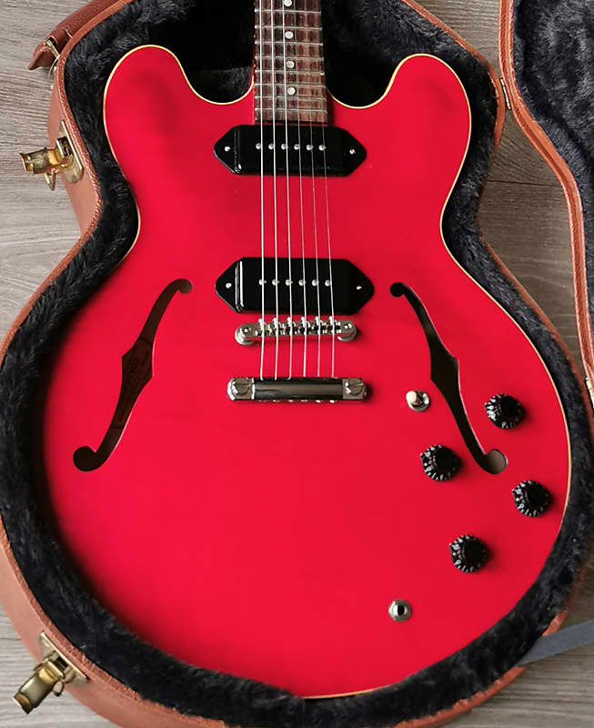 Gibson ES-335 P90 Limited Run Cherry Red Excellent with Papers & Case