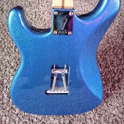 Fender Stratocaster Scalloped Neck Blue Sparkle image 5