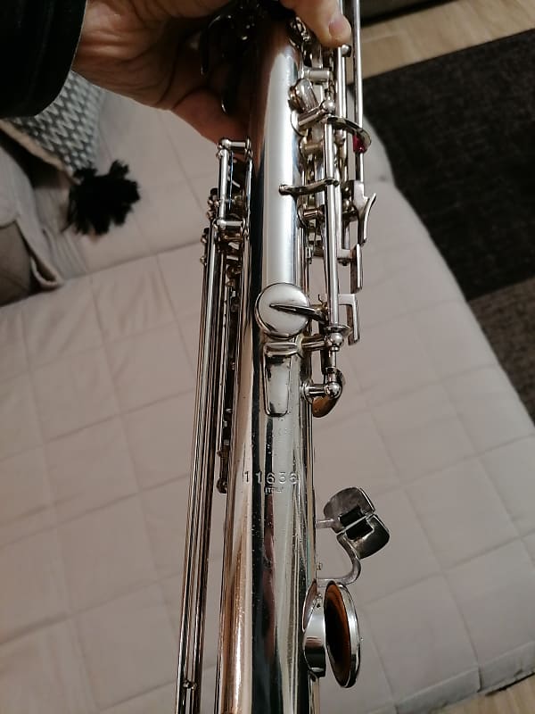 Borgani Macerata silver plated Per Jubilee soprano | Reverb Canada