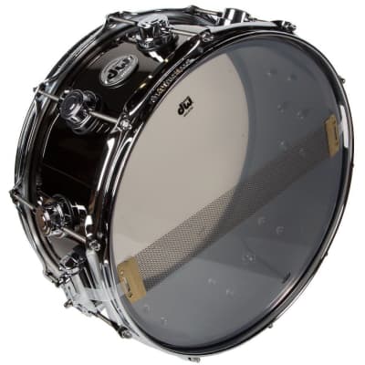 Drum Workshop Black Nickel Over Brass 6.5x14 Snare Drum image 2