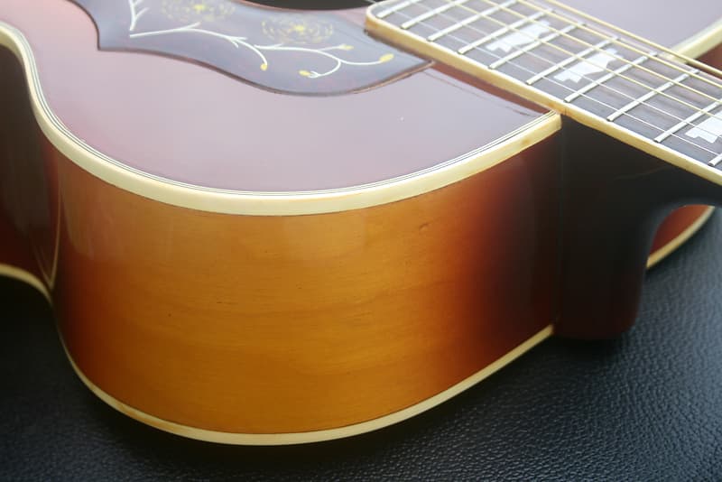 Morris MJ-200 J200 Style Guitar signed by T. Moridaira (The