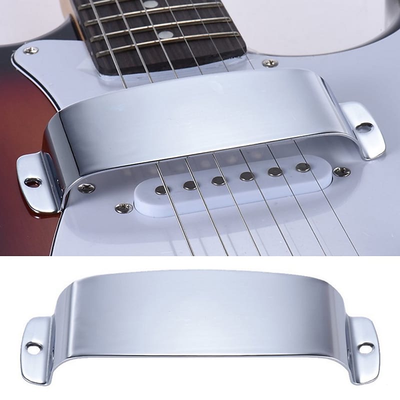 NEW Chrome Bridge Cover Compact And Sturdy Guitar Bridge Cover