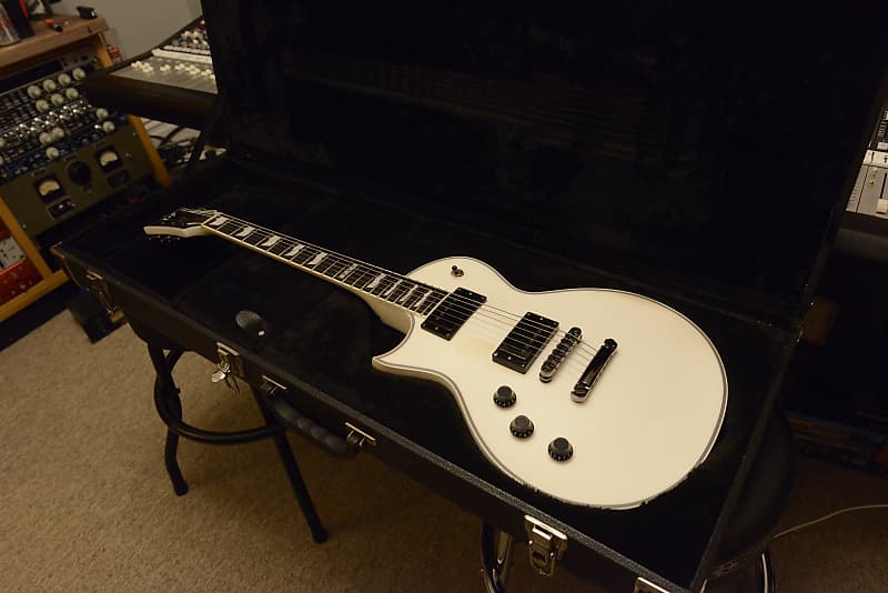 ESP Eclipse II Artist Owned! White RARE Left Hand LH Lefty Gotoh EMG James Hetfield Het Set image 1