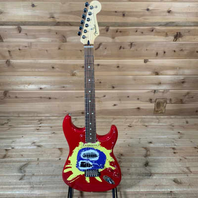 Fender 30th Anniversary Screamadelica Stratocaster Electric Guitar - Custom Graphic image 2