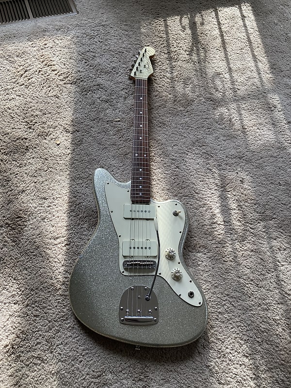 Fender Squier Partscaster Jazzmaster 2020 Silver Sparkle | Reverb
