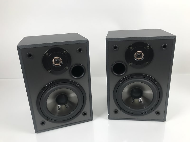Pair Vintage SONY SS-MB105 Bookshelf Speakers 100W OHM Reverb