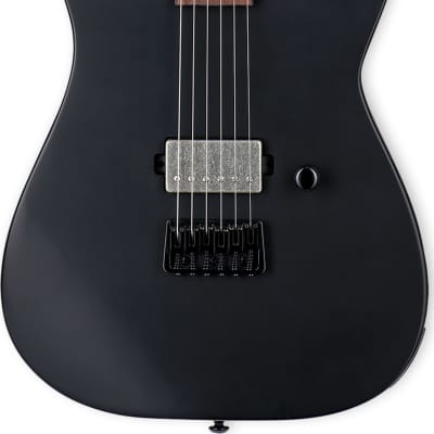 ESP LTD M-201HT Electric Guitar, Black Satin image 2