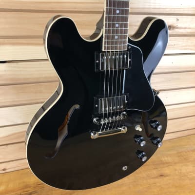 Gibson ES-335 with Hardshell Case - Vintage Ebony image 12
