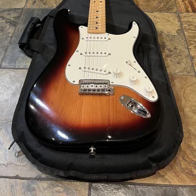 2017 Fender Standard Stratocaster Brown Sunburst with Maple Fretboard image 5