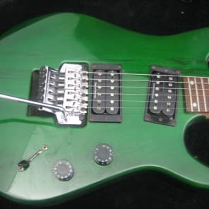 Hamer Slammer Floyd Rose 2000 Green | Reverb
